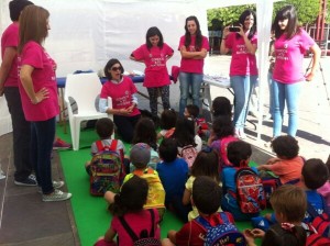 Taller de matronas en la Feria de los Cuidados